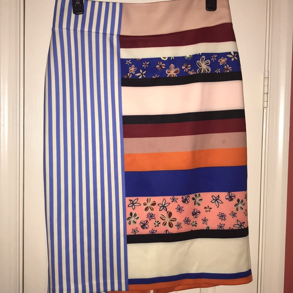 Eloquii multi pattern skirt